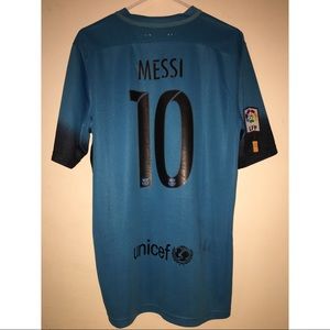 Messi FC Barcelona 2015-2016 Away Jersey